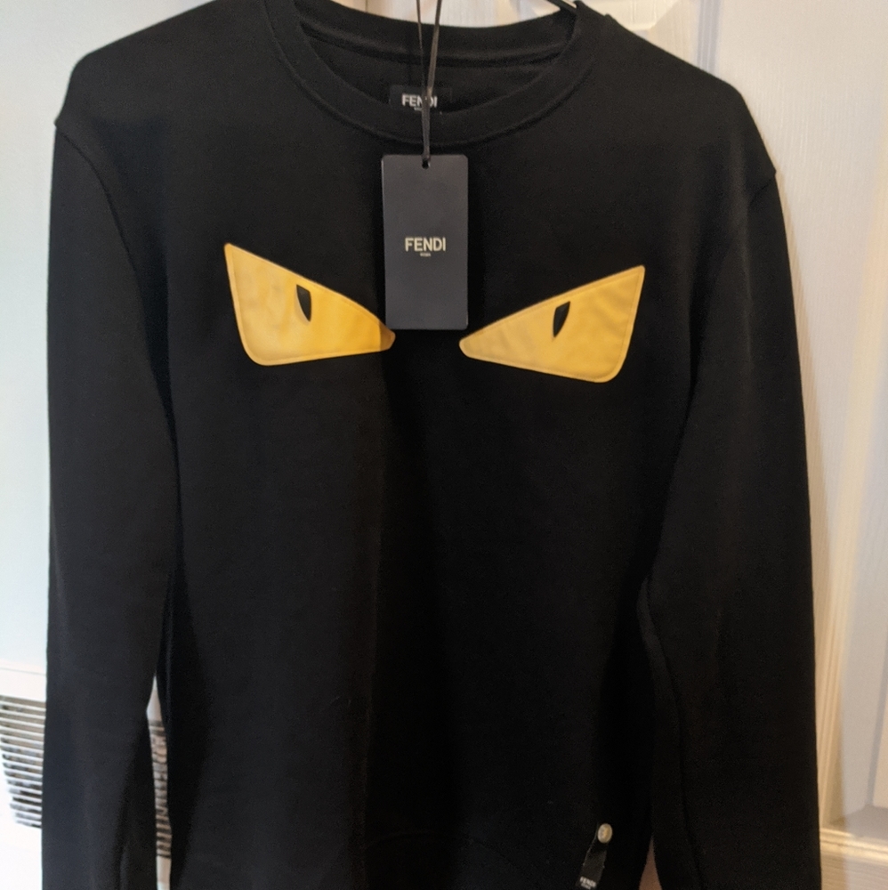 Fendi Large Monster Eyes Sweater